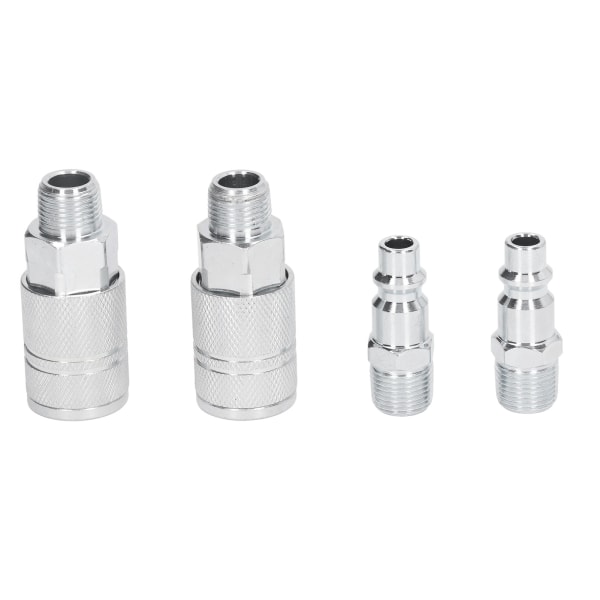 Luftslange Fittings 2 Ekstern Forbindelse 2 Ekstern Stik 3/8 Tommer NPT Industrielle Luftkompressor Hurtigkobling Fittings