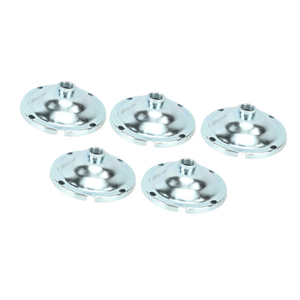 5 stk. Industrielampeskærm Jern Lager Fabrik Mine Lys Armatur Indvendigt Gevind G1/2 12cm G1/2