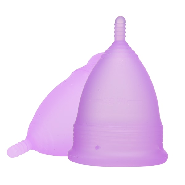 Menstruasjons originale autentiske kopper Sett Gjenbrukbar silikon menstruasjonskopp med pose BoxL