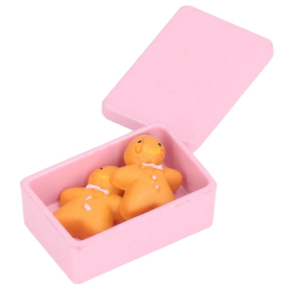 1:12 Elävä nukkekoti Keksimalli Simulaatio Miniatyyri Keksilaatikko Nukkekoti Keksit SetPink