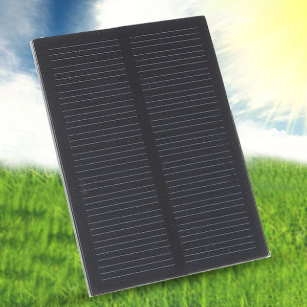 3 kpl 0,5 W 5,5 V aurinkopaneelilaturi polyilikonista PET-laminaattia ulkokäyttöön kannettava power