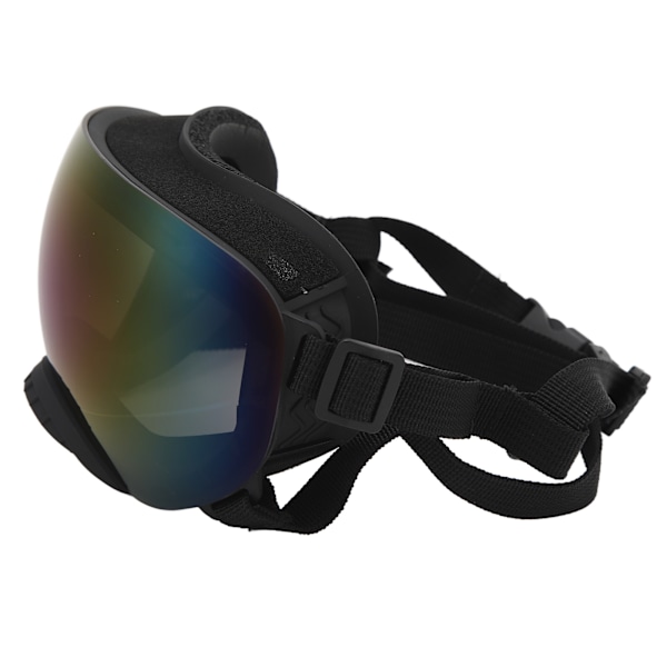 Hunde Goggles Vindtætte UV Øjenbeskyttelse Justerbar Rem Hvalpesolbriller Universal til Mellemstore Kæledyr Blå Linse