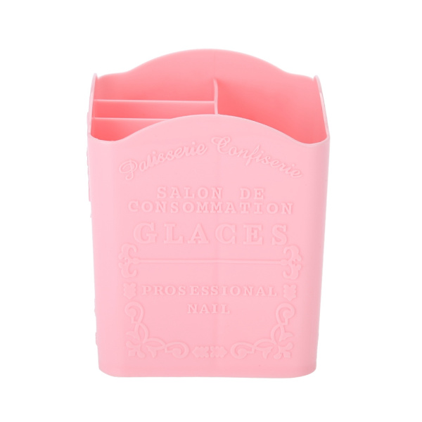 Opbevaringsboks Brevpapir Kosmetik- og manicureværktøj Container med Eiffeltårnsmønster Pink