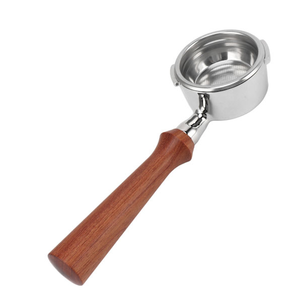 58mm pohjaton portafilteri, ruostumaton teräs, kaksoiskorvat, pohjaton portafilteri GAGGIA-kahvikoneelle, F-tyyppi, brasilialainen ruusupuu