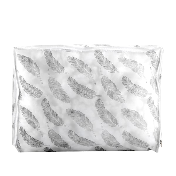1 stk. sammenklappelig tøjopbevaringspose tæppe dyne sweater organizer boks pung rejsebagage (#4)