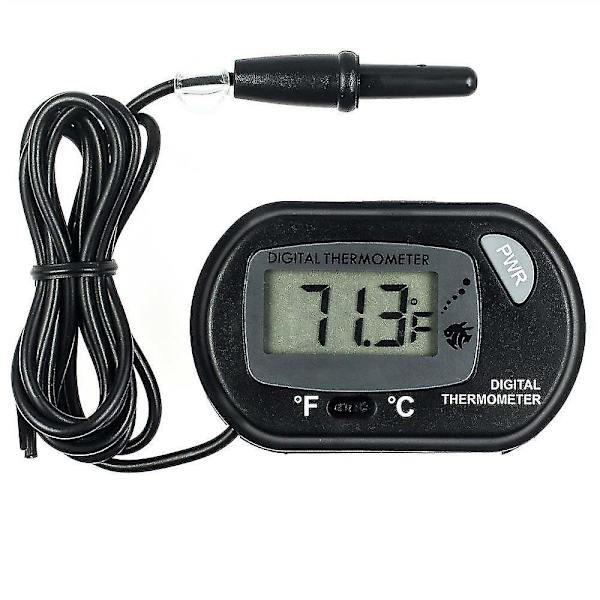LCD digitalt akvarietermometer med sugekopmontering