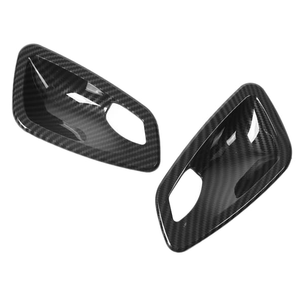 2 STK Bil Interiør Dørhåndtak Deksel Karbonfiber Stil Erstatning for 3-serie E90 2005-2012