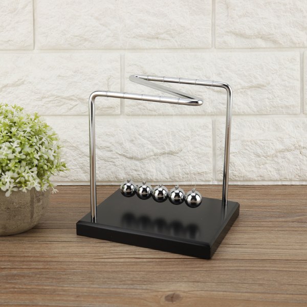 Z Shape Newtons Cradle Balance Balls Videnskab Psykologi Puslespil Pendulum Skrivebordslegetøj