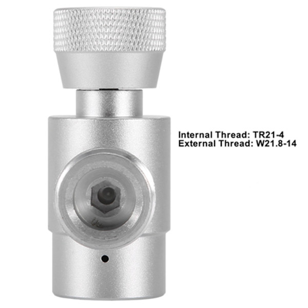 SodaStream CO2 sylinderfyllingsadaptersett - Sølv - 1 stk Silver without barometer