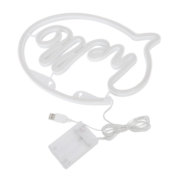 Neonlys USB-drevet batteridrevet Hello LED-neonskilt for restaurantdekorasjon Bardekorasjon 5V