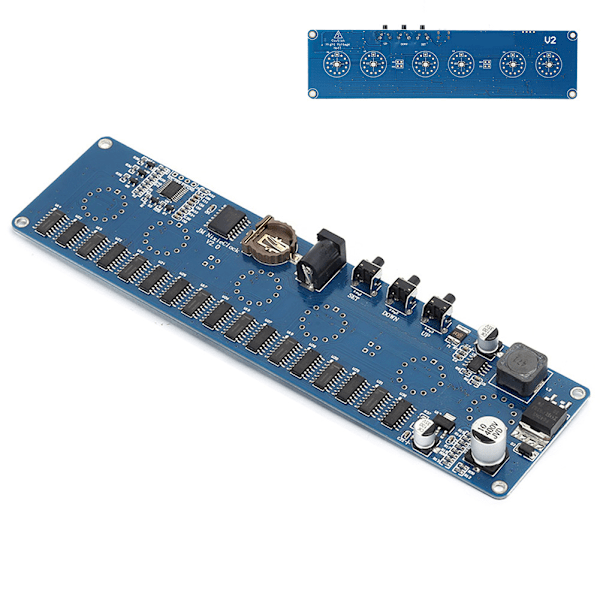 STM8S005 DC-ohjaus 12V 1A elektroninen IN14 Nixie-putki LED-piirilevy PCBA RGB-siru USBDC-liitin