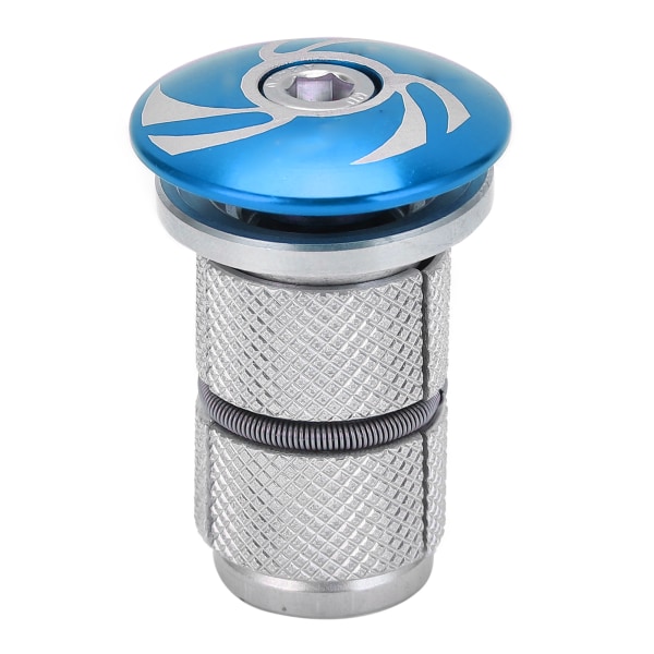 Cykelheadset Kompressionsplugg Cykel Framgaffel Styrheadset Cover Expander för Mountain Road BikeBlue