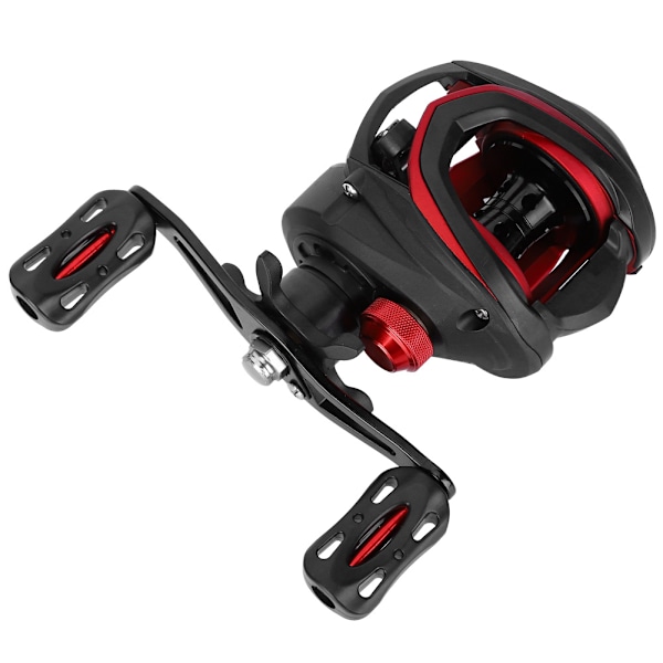 Metal High Speed ​​Bait Black Rose 8.1：1 Lang skydning venstre/højre hånd Magnetisk bremse Fiskeri kastehjulshjul Sort rose venstre hånd