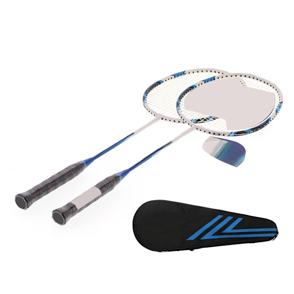 SG8048 2-spelare Badminton Racket Set Vuxna Tonåringar Lättvikts Kolfiber Rackets