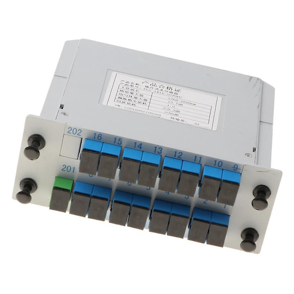 2 x 1 till 16 SC/UPC Insatt PLC Fiber Optisk Splitter FTTH Fiber Splitter-