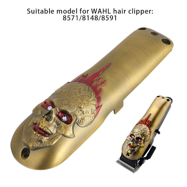 Professionell hårklippare främre cover Elektrisk hårklippare Trimmer skal Skyddshölje för WAHLSkeleton Gold