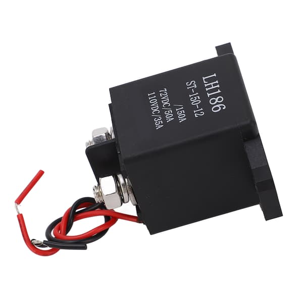 Starterrelæ Messingspole 2 Terminal Starter Solenoid Relæ Høj Belastningsstrøm til Bil 12V DC