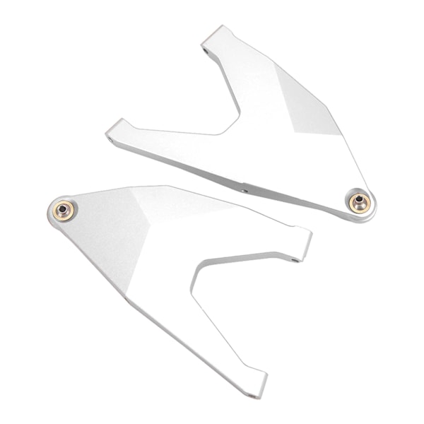 2 st framre nedre upphängningsarm dragstång länk CNC-bearbetning RC Retrofit uppgraderingsdelar för TRAXXAS UDR 1/7 RC bil silver