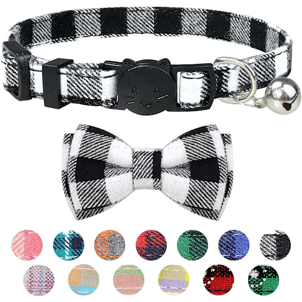 Söt Katt Halsband Fluga, Svart