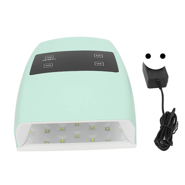 96W neglelakk tørketrommel 32 stk lysbrikker 4 tidsinnstilling LED-skjerm neglelakk herdelampe 100-240V EU-plugg