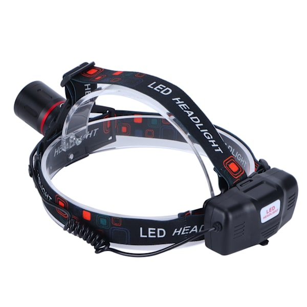 LED otsalamppu Green Light Vedenpitävä otsalamppu USB lataus ulkokalastukseen