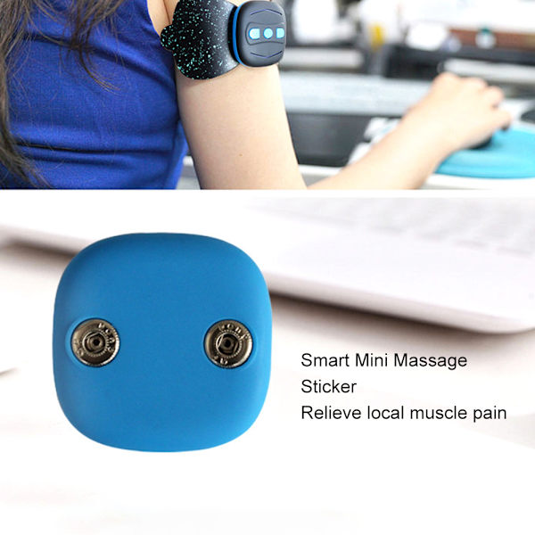 Mini Elektrisk nakkestimulator EMS Pulse Massager Cervical Pain Relief Massasjeverktøy