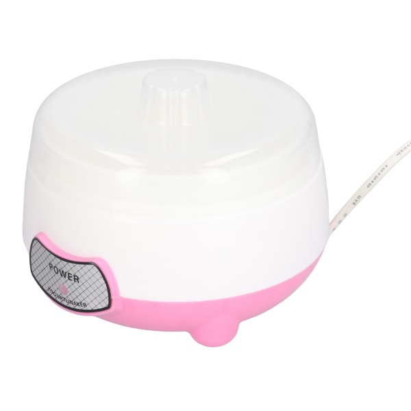 15W 1L mini yoghurtmaskin 360° uppvärmning automatisk yoghurtmaskin för hem EU-kontakt 220V rosa