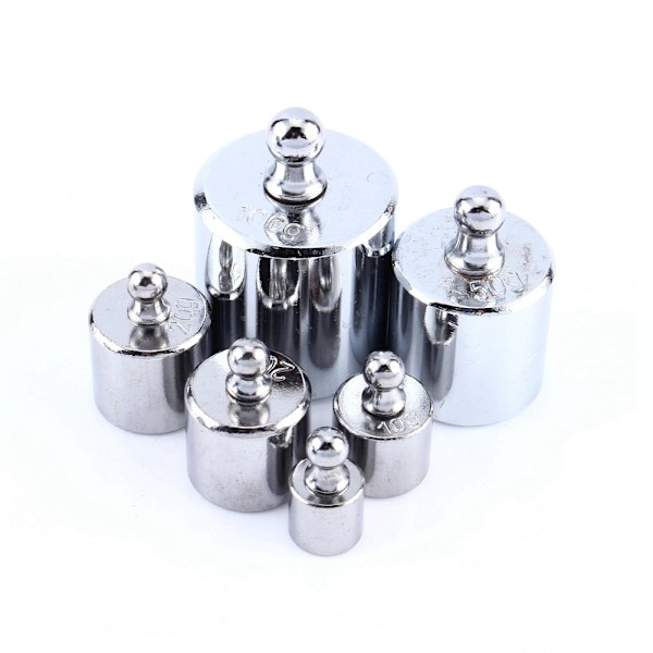 5 stk/6 stk/7 stk/sett Kalibreringsvektsett Smykker 105g 205g 500g Totalvekt