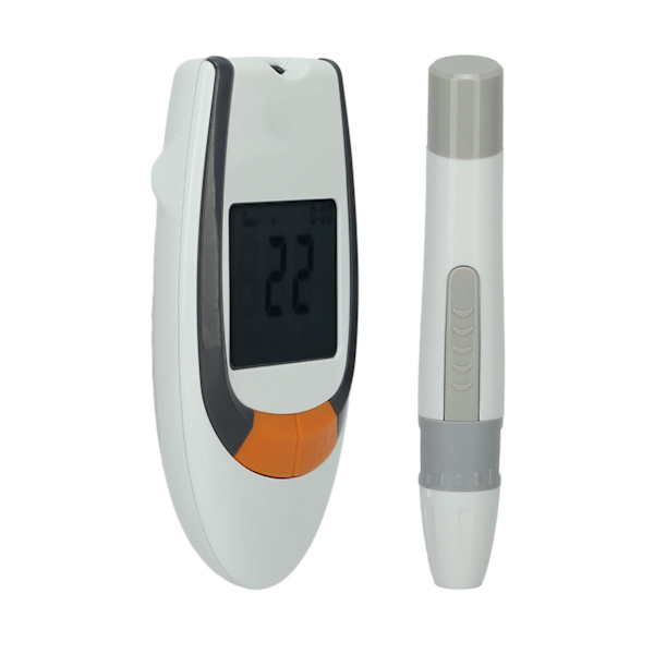 Blodsockermätare Kit 100 Blodsocker Testremsor 100 Lansetter Hög Noggrannhet Diabetes Testare