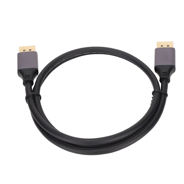 DisplayPort-kabel 8K 60HZ 4K 144HZ DP1.4 30AWG OD6.0mm Tovejs transmissionskabel1m