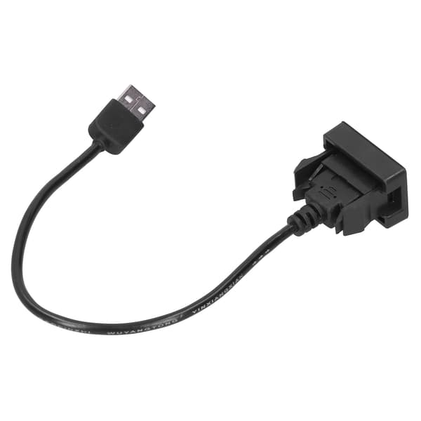 Bilforlengerlader USB-portkabeladapter Auto Socket Uttak ABS Bærbar