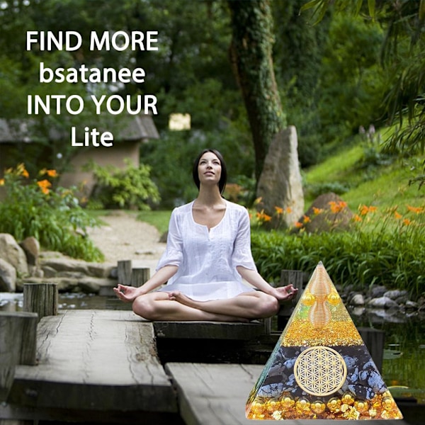 Kristallpyramid Ornament Ametist Peridot Pyramid Energi Generator Pyramid Reiki Balansering Skydd Meditation Hantverk Dekor