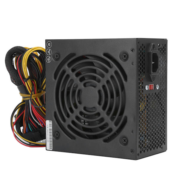 PC strømforsyning 350W stationær computer lavt energiforbrug tilbehør justerbar 115/230VUS stik
