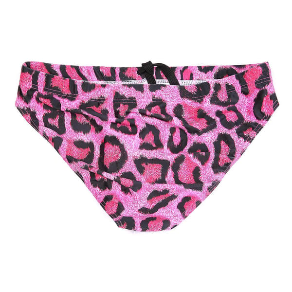 Men's Leopard Print Swim Trunks, Pool and Beach Activity Swimwear, Adjustable Drawstring Swim Shorts, Leopard Pattern leopard pattern M