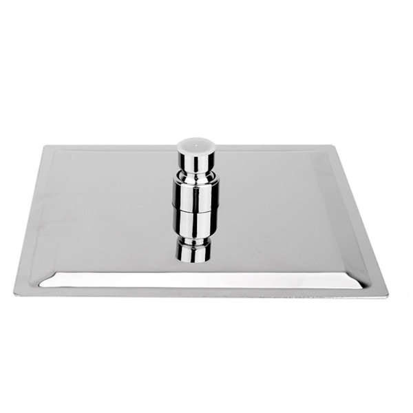 1 stk Celling monteret 8" rustfrit stål regnbrusehoved Krom badeværelses brusehoved