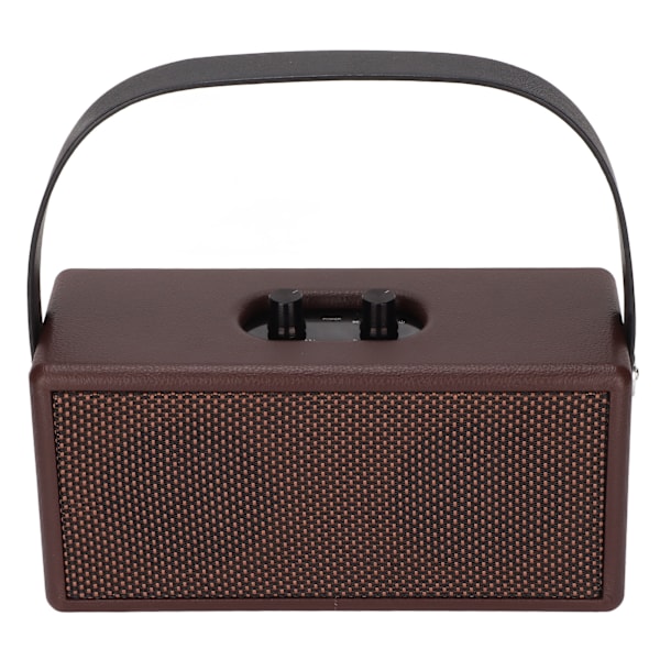 Bluetooth-högtalare, bärbar retro trådlös Bluetooth-högtalare för hem, resor, utomhus, brun