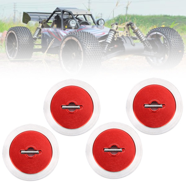 Metalliset jarrulevysarjat Simulaatiosisustustarvikkeet, jotka sopivat Sakura D4 HSP 94123 1:10 -malliin autoRed