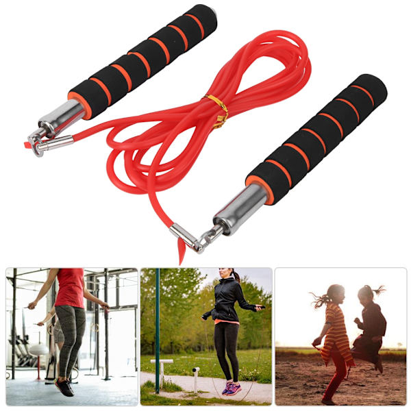 Justerbar Sport Speediness Jumprope Tävlingstävling Indoor Fitness Equipmentred