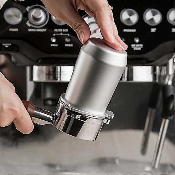 54mm Kaffedoseringskopp Tillbehör Aluminium Metall, Silver