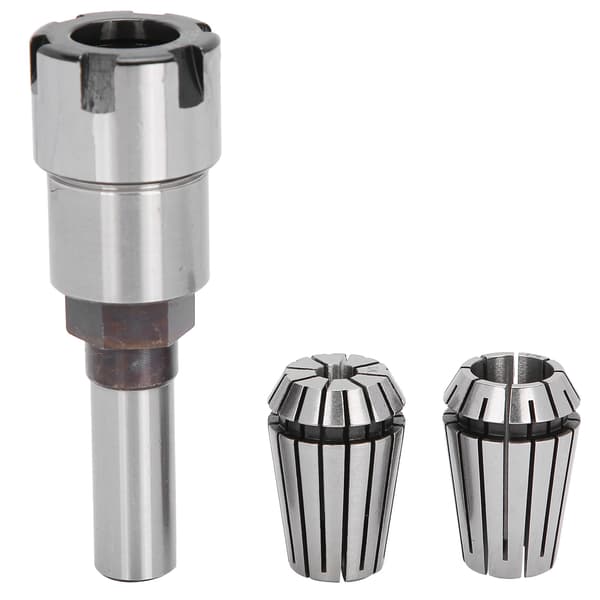 3 stk. spændepatron fræser (6,5 mm+13 mm) + forlængerstang 1/2 skaft CNC drejeværktøj