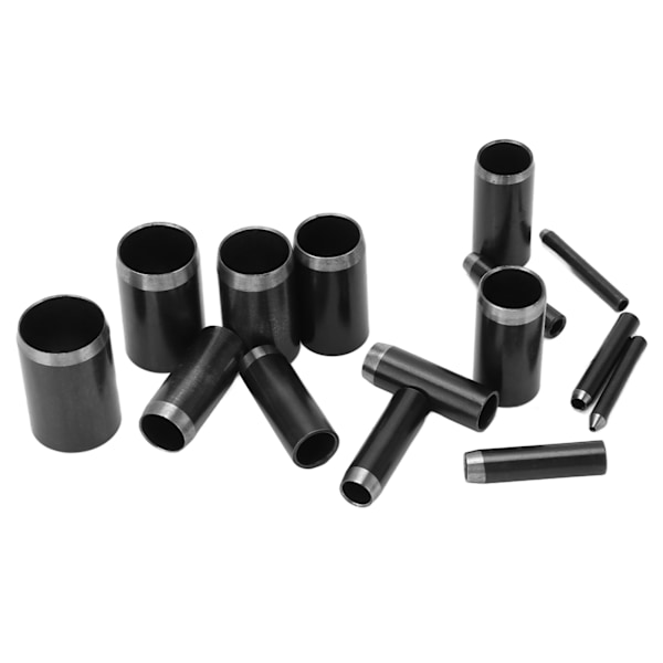 15 stk. skinnstansform med skarpe kanter, høy tetthet, 1 til 15 mm hulstans for DIY skinnhåndverk