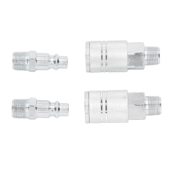Luftslange Fittings 2 Ekstern Forbindelse 2 Ekstern Stik 3/8 Tommer NPT Industrielle Luftkompressor Hurtigkobling Fittings