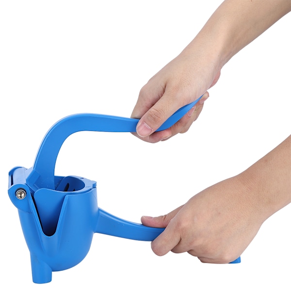 Aluminiumlegering Hand Squeezer Citron Citrus Juicer Manuell Fruktpress Squeezer Extractor VerktygBlå