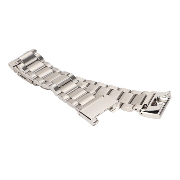Metal Rem til Redmi Watch Rustfrit Stålarmbånd Smartwatch Udskiftningsrem Tre Massive Perler, Sølv