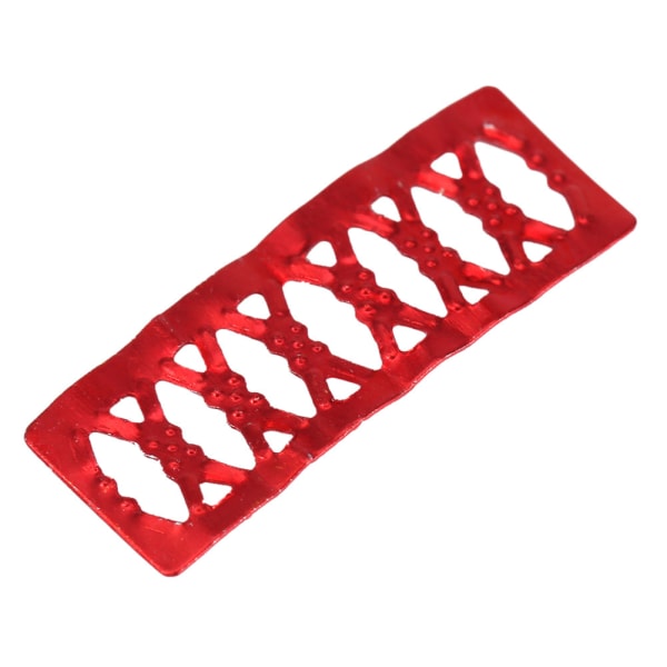 100 STK/Taske Nye farverige hårfletteperler Ringe Manchetdekorationsværktøj Tilbehør (rød)