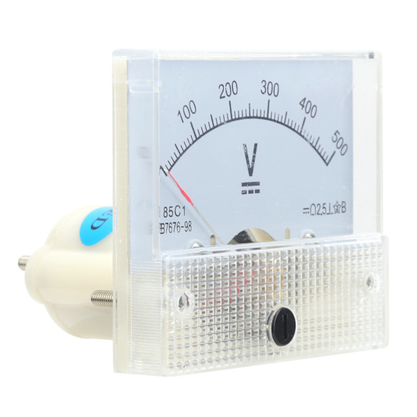 DC Pointer Voltmeter Høj Nøjagtighed til Spændingsmålingsudstyr 85C1 DC 0~500V