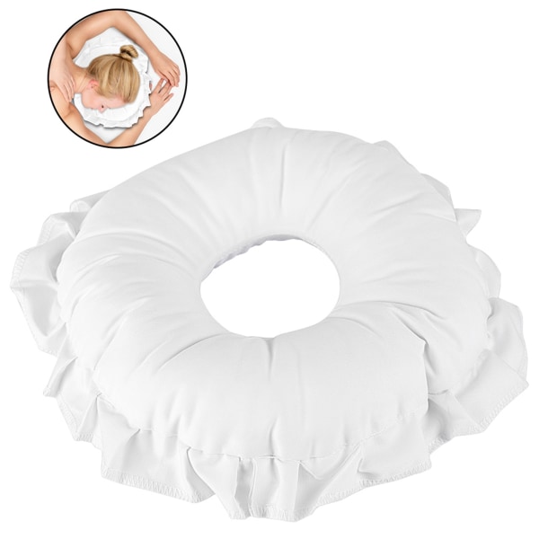 Polyester Face Relax Pillow SPA Salon Hieronta Ontto Tyyny Nap lepotyyny Valkoinen