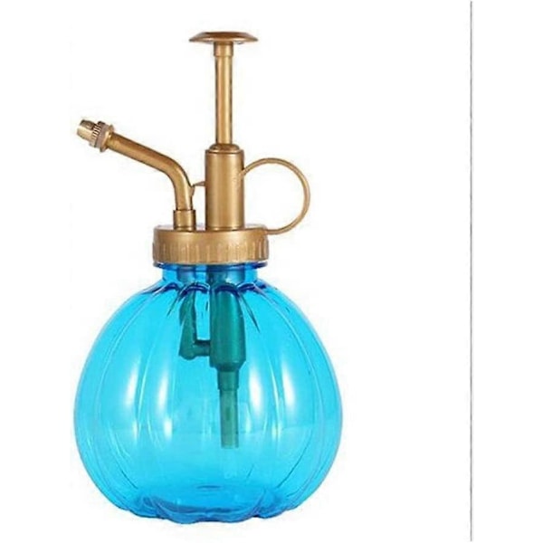 350ML Sprayflaska Vattenkanna Hem Trädgårdsskötsel Handtrycksflaska Sprinkler Vattning Krukväxt Plastbehållare Flaska (Färg : Blå)