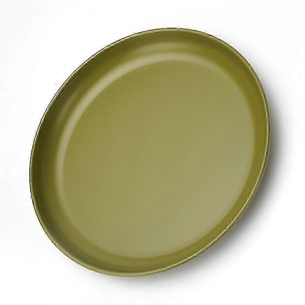 1 st Non-Stick Camping Matlagningspanna Bordsservis Utomhus Kokkärl Matlagningsplatta Picknickfat Bushcraft Picknick Vandringsredskap Tillbehör Grön 7 tum