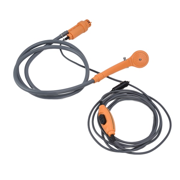 Campingdusch DC12V Bärbar Hög flexibilitet Tålig plastgummi Ergonomisk design Enkel installation Utomhusdusch
